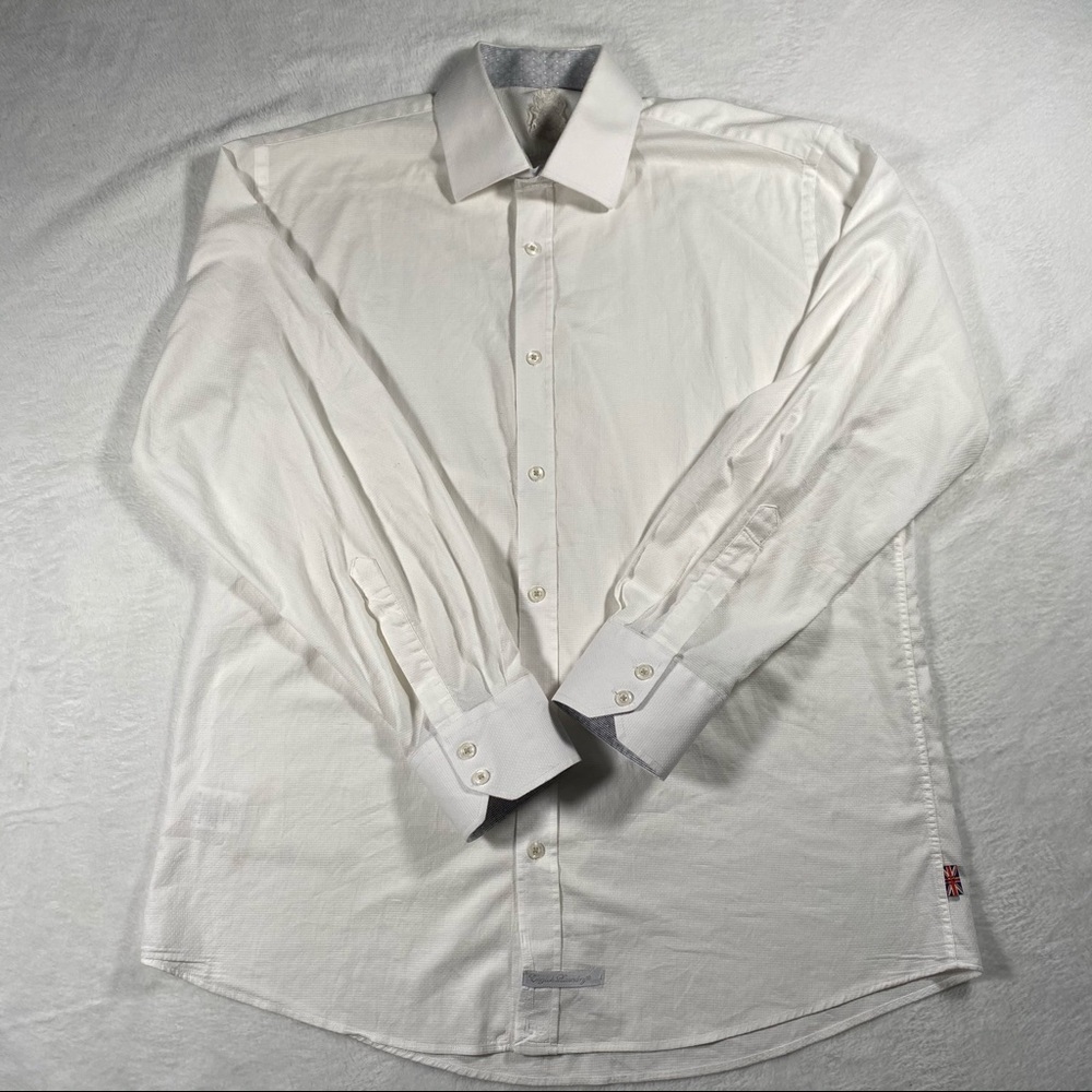 EUC English Laundry White Long Sleeve Dress Shirt